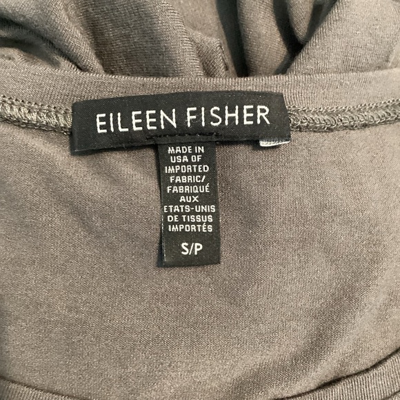 Eileen Fisher Gray Stretch Jersey A-Line Shift Dress Size Small - Picture 6 of 7